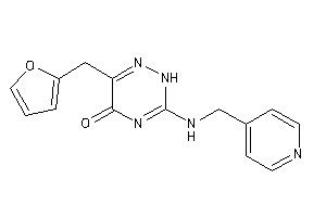 6-(2-furfuryl)-3-(4-pyridylmethylamino)-2H-1,2,4-triazin-5-one
