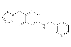 6-(2-furfuryl)-3-(3-pyridylmethylamino)-2H-1,2,4-triazin-5-one