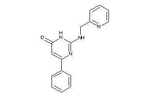 4-phenyl-2-(2-pyridylmethylamino)-1H-pyrimidin-6-one