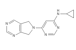 Cyclopropyl-[6-(5,7-dihydropyrrolo[3,4-d]pyrimidin-6-yl)pyrimidin-4-yl]amine