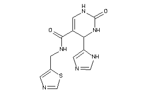 4-(1H-imidazol-5-yl)-2-keto-N-(thiazol-5-ylmethyl)-3,4-dihydro-1H-pyrimidine-5-carboxamide