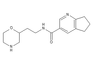 N-(2-morpholin-2-ylethyl)-1-pyrindan-3-carboxamide