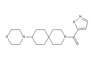 Isoxazol-5-yl-(9-morpholino-3-azaspiro[5.5]undecan-3-yl)methanone