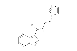 N-(2-imidazol-1-ylethyl)pyrazolo[1,5-a]pyrimidine-3-carboxamide