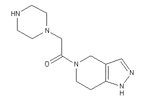 2-piperazino-1-(1,4,6,7-tetrahydropyrazolo[4,3-c]pyridin-5-yl)ethanone