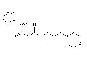 3-(3-morpholinopropylamino)-6-(2-thienyl)-2H-1,2,4-triazin-5-one