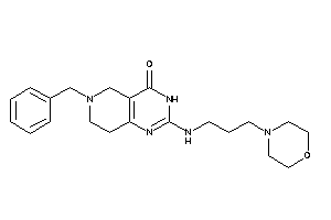 6-benzyl-2-(3-morpholinopropylamino)-3,5,7,8-tetrahydropyrido[4,3-d]pyrimidin-4-one