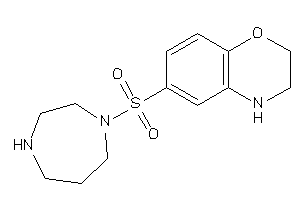 6-(1,4-diazepan-1-ylsulfonyl)-3,4-dihydro-2H-1,4-benzoxazine