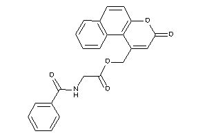 2-benzamidoacetic Acid (3-ketobenzo[f]chromen-1-yl)methyl Ester