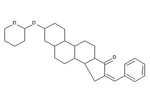 Image of 16-benzal-3-tetrahydropyran-2-yloxy-2,3,4,5,6,7,8,9,10,11,12,13,14,15-tetradecahydro-1H-cyclopenta[a]phenanthren-17-one