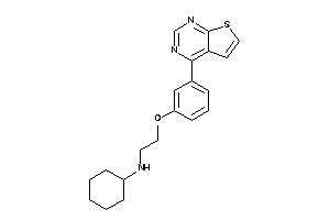 Cyclohexyl-[2-(3-thieno[2,3-d]pyrimidin-4-ylphenoxy)ethyl]amine