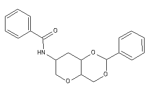 Image of N-(2-phenyl-4,4a,6,7,8,8a-hexahydropyrano[3,2-d][1,3]dioxin-7-yl)benzamide