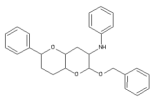 (2-benzoxy-6-phenyl-2,3,4,4a,6,7,8,8a-octahydropyrano[3,2-b]pyran-3-yl)-phenyl-amine