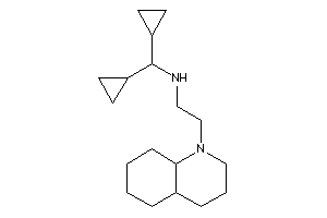 2-(3,4,4a,5,6,7,8,8a-octahydro-2H-quinolin-1-yl)ethyl-(dicyclopropylmethyl)amine