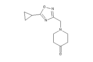 1-[(5-cyclopropyl-1,2,4-oxadiazol-3-yl)methyl]-4-piperidone