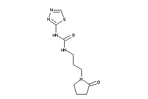 1-[3-(2-ketopyrrolidino)propyl]-3-(1,3,4-thiadiazol-2-yl)urea