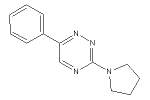 Image of 6-phenyl-3-pyrrolidino-1,2,4-triazine