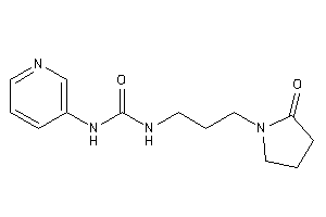 1-[3-(2-ketopyrrolidino)propyl]-3-(3-pyridyl)urea