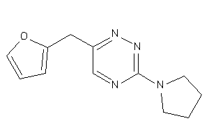 Image of 6-(2-furfuryl)-3-pyrrolidino-1,2,4-triazine