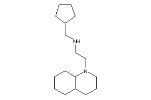 2-(3,4,4a,5,6,7,8,8a-octahydro-2H-quinolin-1-yl)ethyl-(cyclopentylmethyl)amine