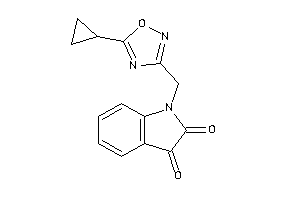 1-[(5-cyclopropyl-1,2,4-oxadiazol-3-yl)methyl]isatin