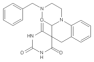 Image of 3-benzylspiro[2,4,4a,6-tetrahydro-1H-pyrazino[1,2-a]quinoline-5,5'-hexahydropyrimidine]-2',4',6'-trione