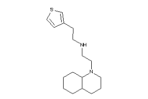 2-(3,4,4a,5,6,7,8,8a-octahydro-2H-quinolin-1-yl)ethyl-[2-(3-thienyl)ethyl]amine