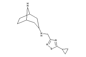 8-azabicyclo[3.2.1]octan-3-yl-[(5-cyclopropyl-1,2,4-oxadiazol-3-yl)methyl]amine