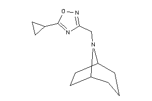 3-(8-azabicyclo[3.2.1]octan-8-ylmethyl)-5-cyclopropyl-1,2,4-oxadiazole