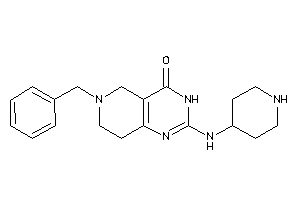 6-benzyl-2-(4-piperidylamino)-3,5,7,8-tetrahydropyrido[4,3-d]pyrimidin-4-one