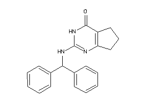 2-(benzhydrylamino)-3,5,6,7-tetrahydrocyclopenta[d]pyrimidin-4-one