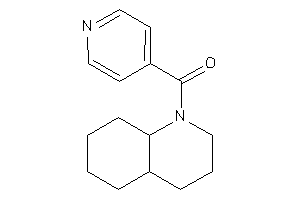 3,4,4a,5,6,7,8,8a-octahydro-2H-quinolin-1-yl(4-pyridyl)methanone