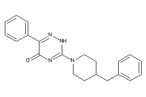 3-(4-benzylpiperidino)-6-phenyl-2H-1,2,4-triazin-5-one