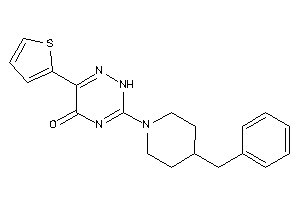 3-(4-benzylpiperidino)-6-(2-thienyl)-2H-1,2,4-triazin-5-one