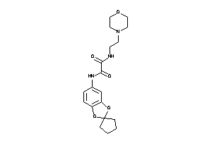 N-(2-morpholinoethyl)-N'-spiro[1,3-benzodioxole-2,1'-cyclopentane]-5-yl-oxamide