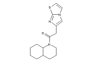 1-(3,4,4a,5,6,7,8,8a-octahydro-2H-quinolin-1-yl)-2-imidazo[2,1-b]thiazol-6-yl-ethanone