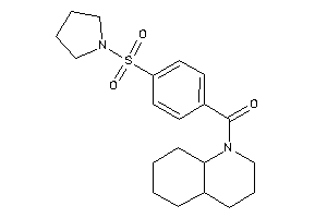 3,4,4a,5,6,7,8,8a-octahydro-2H-quinolin-1-yl-(4-pyrrolidinosulfonylphenyl)methanone