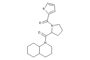 3,4,4a,5,6,7,8,8a-octahydro-2H-quinolin-1-yl-[1-(2-thenoyl)pyrrolidin-2-yl]methanone