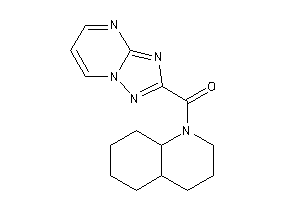 3,4,4a,5,6,7,8,8a-octahydro-2H-quinolin-1-yl([1,2,4]triazolo[1,5-a]pyrimidin-2-yl)methanone