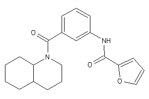 N-[3-(3,4,4a,5,6,7,8,8a-octahydro-2H-quinoline-1-carbonyl)phenyl]-2-furamide