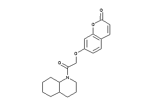 7-[2-(3,4,4a,5,6,7,8,8a-octahydro-2H-quinolin-1-yl)-2-keto-ethoxy]coumarin