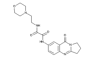 N'-(9-keto-2,3-dihydro-1H-pyrrolo[2,1-b]quinazolin-7-yl)-N-(2-morpholinoethyl)oxamide