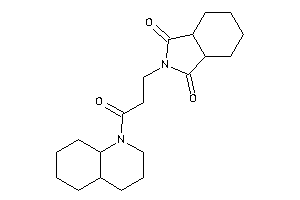 2-[3-(3,4,4a,5,6,7,8,8a-octahydro-2H-quinolin-1-yl)-3-keto-propyl]-3a,4,5,6,7,7a-hexahydroisoindole-1,3-quinone