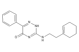 3-(2-cyclohexen-1-ylethylamino)-6-phenyl-2H-1,2,4-triazin-5-one