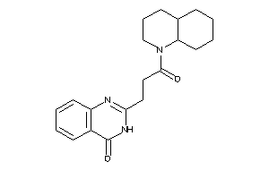 2-[3-(3,4,4a,5,6,7,8,8a-octahydro-2H-quinolin-1-yl)-3-keto-propyl]-3H-quinazolin-4-one