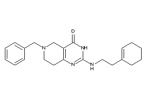 6-benzyl-2-(2-cyclohexen-1-ylethylamino)-3,5,7,8-tetrahydropyrido[4,3-d]pyrimidin-4-one