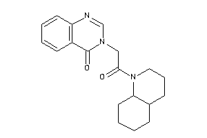 3-[2-(3,4,4a,5,6,7,8,8a-octahydro-2H-quinolin-1-yl)-2-keto-ethyl]quinazolin-4-one