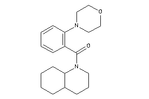 3,4,4a,5,6,7,8,8a-octahydro-2H-quinolin-1-yl-(2-morpholinophenyl)methanone