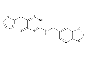 3-(piperonylamino)-6-(2-thenyl)-2H-1,2,4-triazin-5-one