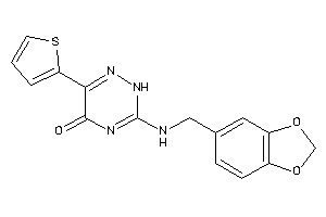 3-(piperonylamino)-6-(2-thienyl)-2H-1,2,4-triazin-5-one